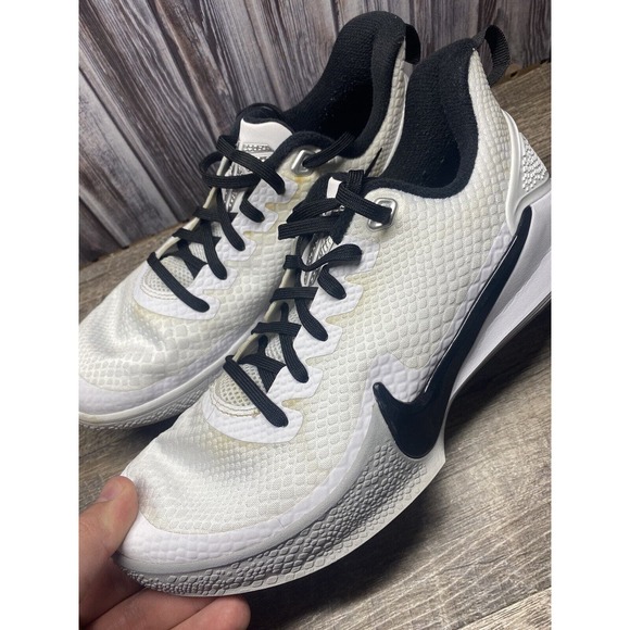 Nike Mens Mamba Focus TB AT1214-100 White Basketball Shoes Sneakers Size 7 - Picture 2 of 5
